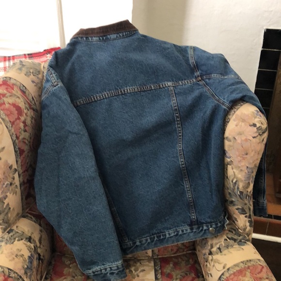 Vintage Western Rugged outdoors denim winter jacket - Picture 3 of 3